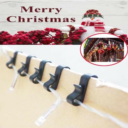 Gutter Hooks for Christmas LED Icicle Lights String Fairy Party Birthday Wedding