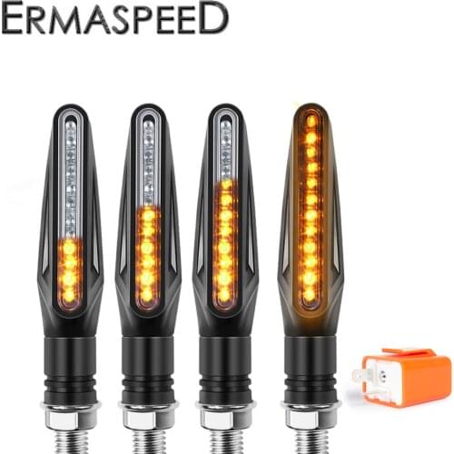 Universal LED Motorcycle Turn Signals Lightings Waterproof IP68 Flasher For Motorcycle Motorbike Dirt Bike Motocross Accessories