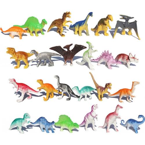 10 pcs/set Mini Animals Dinosaur Simulation Toy Jurassic Play Dinosaur Model Action Figures Classic Ancient Collection For Boys