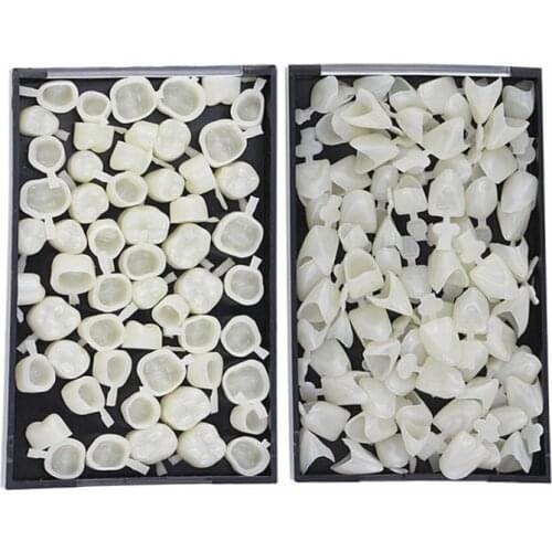 2 Boxs Dental Temporary Crown Teeth Anterior Posterior Teeth Dental Material