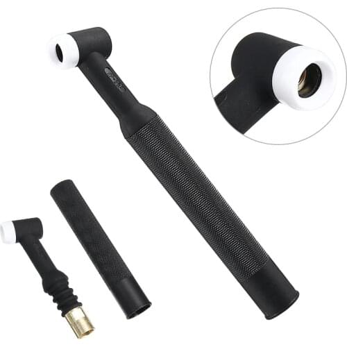 250A WP-26F SR-26F Tig Welding Torch Mayitr Black Flexible Head Body Nozzle Gas Cooled Torch 26 Series Welding Accessories