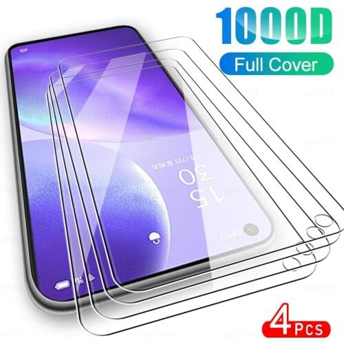 4Pcs Full Cover Protective Glass For Oppo Find X3 Lite Phone Tempered Glass Screen Protector Film For O PPO FindX3 X3Lite 6.43"