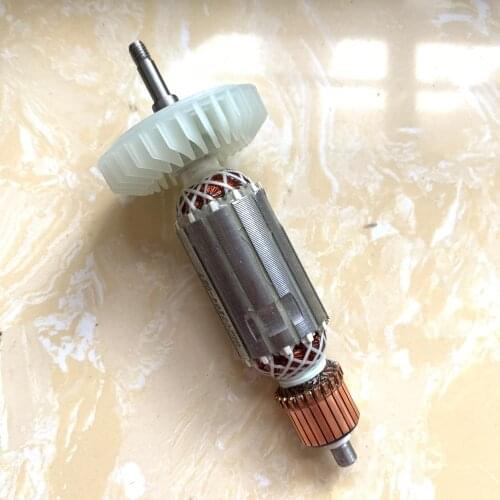 AC220-240V Angle Grinder Rotor for Makita 9553NB 9553HB 9553HN 9555HN 9553 Armature Anchor Rotor Stator Gear Power Tool Parts