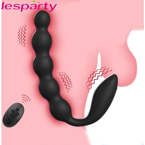Anal Beads Vibrators For Men Prostate Massager Masturbators Women Vagina Stimulator Dildos Remote Control Male Anus Butt Sex Toy