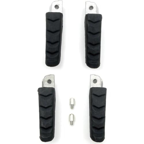 For BMW F800GT 2011-2013 F800S 2004-2008 F800ST 2004-2012 Motorcycle Front＆Rear Footrests Foot Pegs High Quality Aluminum Rubber