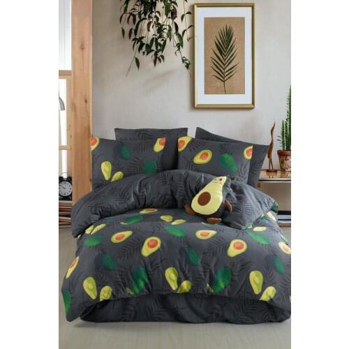 Double Personality Avacado Comforter Bedding Sets Sheet Duvet Cover Luxury FulL