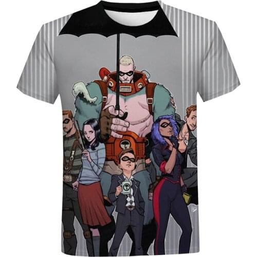 The Umbrella Academy 3D Printed T-shirt Men Women Summer Fashion Casual Short Sleeves TV Series Harajuku Streetwear Cool T Shirt