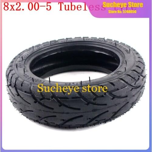 Good Quality 8x2.00-5 Tubeless Tire Wheel Tyre for Pocket Bike MINI Bike Electric Wheelchair Wheel Motor 8*2.00-5