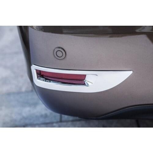 For Nissan Sentra 2013 2014 2015 ABS Chromium Styling Car rear fog lampshade Cover Trim