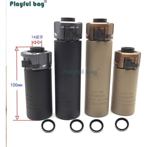 Playful bag Replica gel ball toys silencer 14MM anti-clockwise thread Decorative silencer CS accessory CS sport toys AQA63