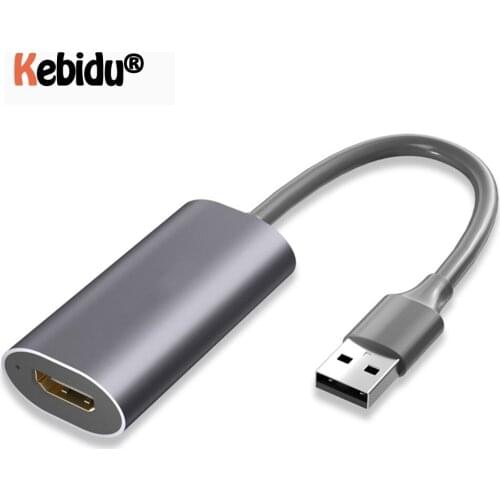 Capture Card HDMI-compatible To 2.0 USB 1080P Recorder Video Live Streaming Phone Game Video Real-Time Streaming For PS4 NS