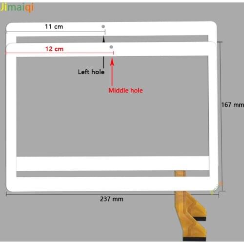 New For 10.1'' inch MJK-0758 FPC tablet touch screen panel Digitizer Glass Sensor Replacement
