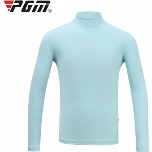 Pgm Boys Long Sleeve Golf T Shirts Summer Sunscreen Anti-Uv Undershirt O-neck Collar Ice Silk Soft Bottomming Shirt D1103