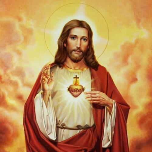 Full Diamond Painting Cross Stitch Mosaic Religious Jesus 5D Diy Square Round Stone Bead Drill 3d Embroidery Rhinestone Gift