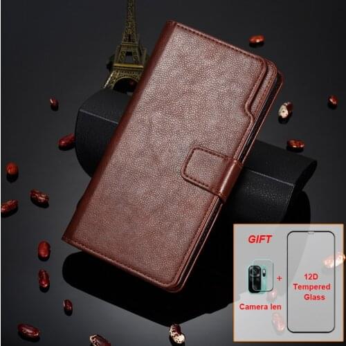 Luxury RIJOW Leather Cover For Xiaomi Redmi Note 10 Pro Max 10s 5G Case Card Bags Cover Flip Wallet Stand Redmi Note10 10S Cases