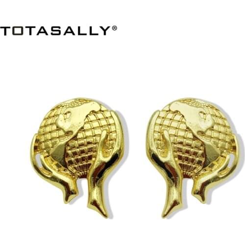 TOTASALLY Fashion Earth Stud Earrings Environmental protection gift Earrings Womens Stylish gift Jewelry Accessories