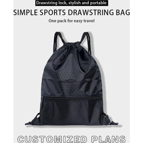 Drawstring Bag Backpack Beam Pocket Fight Boxing Fitness Bag Outdoor Bag Basketball Bag Backpack Bag Can Be Customized
