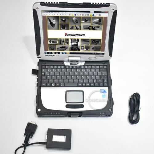 Forklift Judit 4 Jungheinrich Incado Box Diagnostic Kit Jungheinrich JUDIT 4 ET SH+ Panasonic CF19 Laptop Ready to use