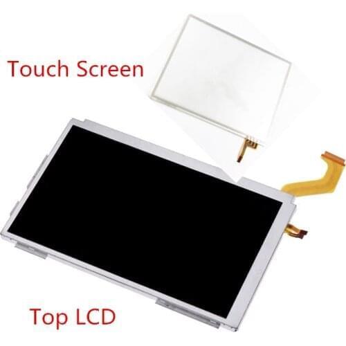 High Quality New Top LCD Screen For 3DS XL Console Upper LCD Screen With Touch Screen