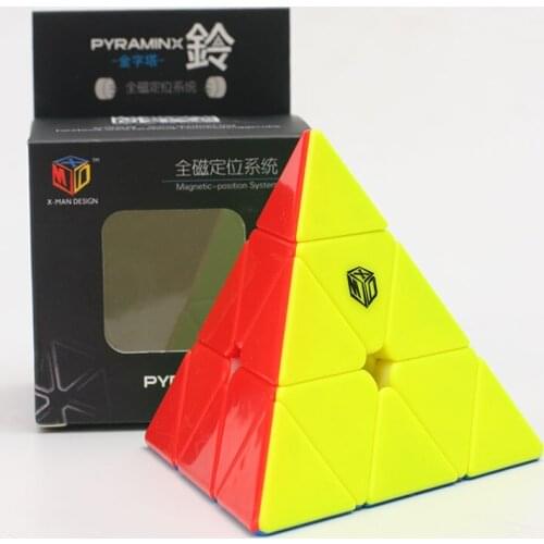 XMD Mofangge X-man Bell Magnetic Jinzita Magic Cube Qiyi Triangle Cubes Speed Puzzle Educational Toys For Children Cubo Magico