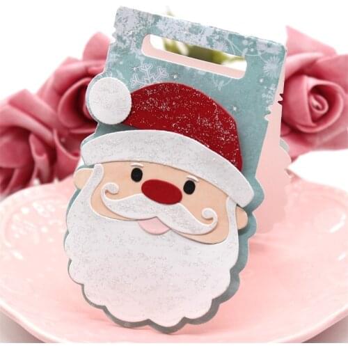 ZFPARTY Christmas Santa Bag Topper Metal Cutting Dies Stencils for DIY Scrapbooking Decorative Embossing DIY Paper Cards