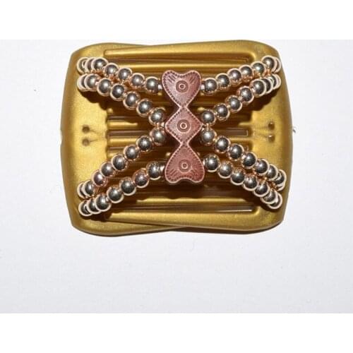 Golden and one arrow beads small size magic comb 20 pcs/lot Easy to Use for young&old