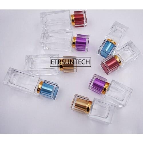 30ml 50ml Glass Spray Lotion Pump Bottle Perfume Refillable Cosmetic Packaging Bottles F2027