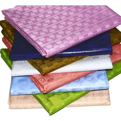 8 Colors Stock Fabrics Bazin Riche Getzner Atiku Fabric African 100% Cotton For Men Women