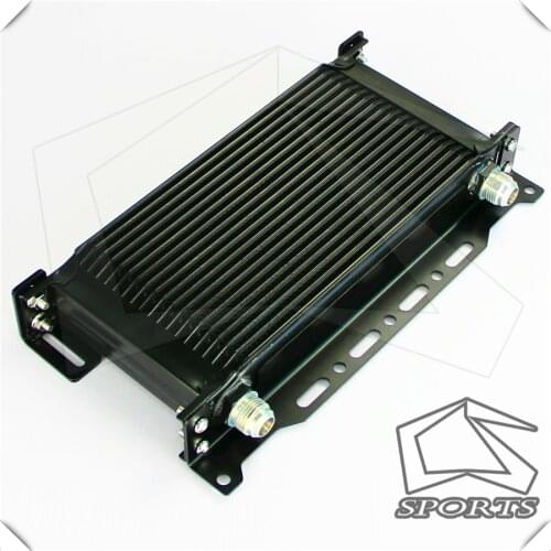 Aluminum Mocal Type AN10 19 Row Engine Oil cooler W/ 248mm Mounting Bracket Kit