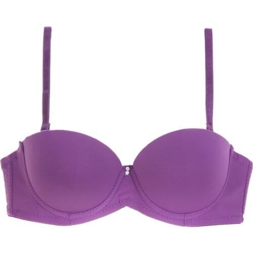 Seamless 1/2 Cup Brassiere Women Lingerie Sexy Bras Push Up Bra Backless Bralette Underwear Wedding Dress 2019