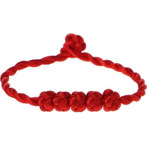 Fashion Red Thread String Bracelet Lucky Red Green Handmade Rope Bracelet for Women Men Jewelry Lover Couple