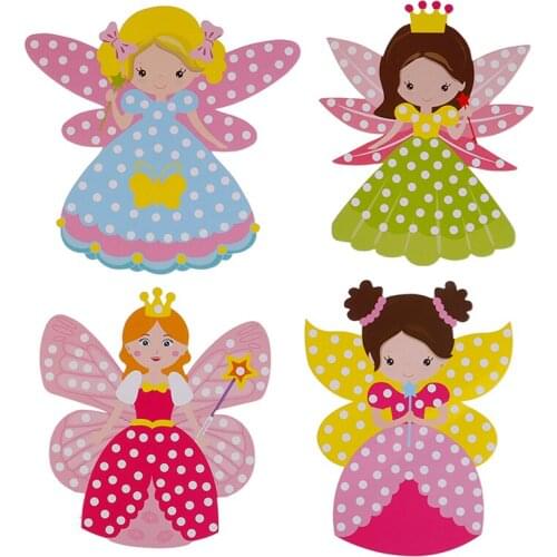 Children DIY Fairy Stick Handmade Princess Magic Stick Toy Handmade Materials Package Sticker Girl Gift DIY Craft Toys