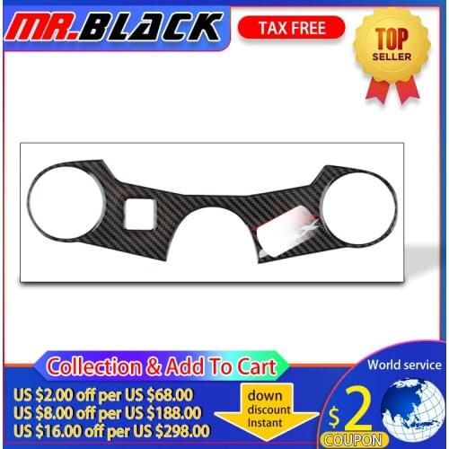 For Suzuki GSX-R1000 GSXR1000 2005 2006 K5 K6 Sticker Lowering Triple Tree Front End Upper Top Clamp Carbon Decal Motorcycle