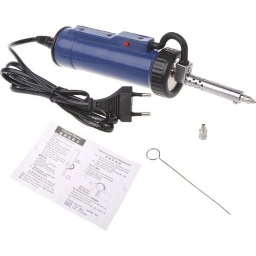 30W 220V 50Hz Electric Vacuum Solder Sucker Desoldering Pump Iron Gun Hand Tool