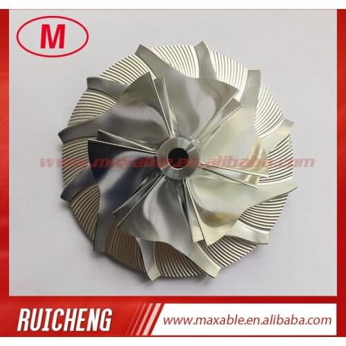 HX40 63.00/99.01mm 6+6 blades high performance turbocharger billet/milling/aluminum 2618 compressor wheel