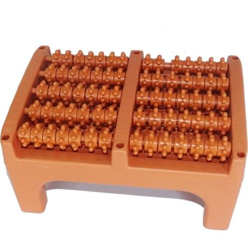 Foot Massager Special stool Foot Massage wheel Plastic 5 row roller Foot care bottom massage