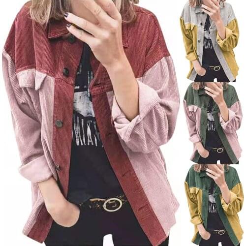 MengshengStar Women's Corduroy Shirts