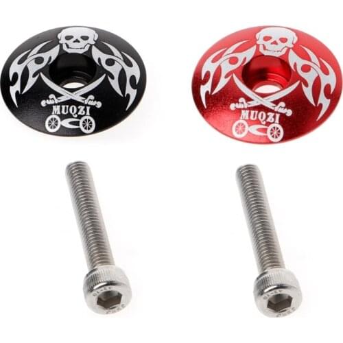 Mountain Bikes Stem Top Cap Cover Headset Screws Bicycle Cycling Accessories Set