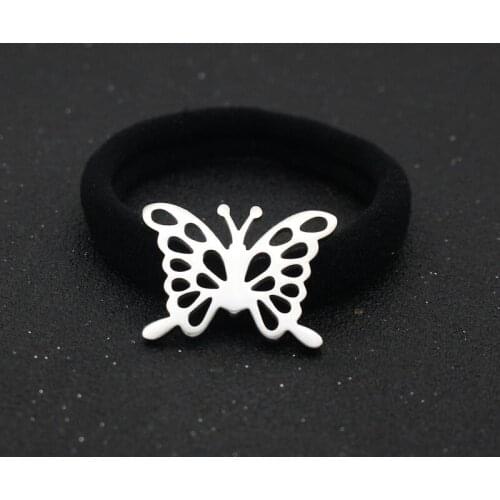 New Headwear for Women Luxury Jewelry Wedding Design Pretty Stainless Steel Butterfly Hair Accessories Female Friend Gift