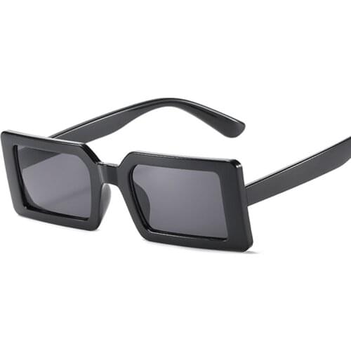 Square Sunglasses Women Fashion Vintage Brand Designer Small Rectangle Sun Glasses For Female Male Black Mirror Retro Oculos