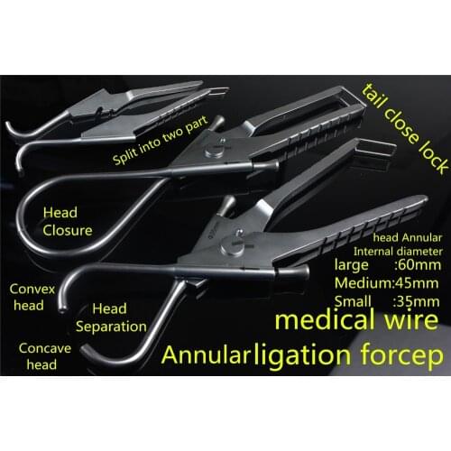 Orthopedic instrument medical stainless steel wire Annular Ligation Reduction forceps Bundled titanium cable guider device Plier