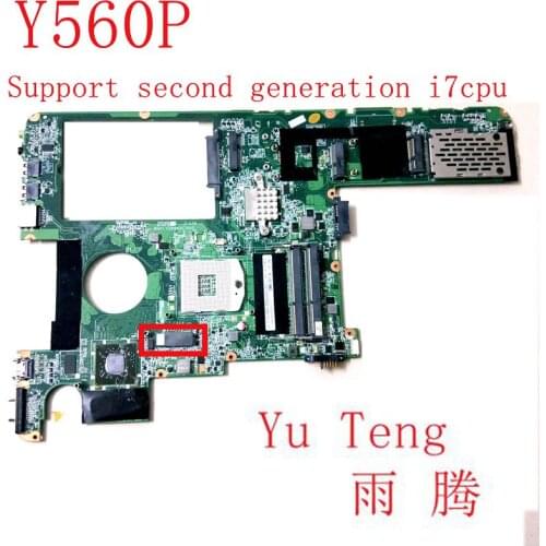 Suitable for Lenovo Y560P motherboard DAKL3EMB8E0 HM65 notebook motherboard, support i7cpu motherboard 100% test ok send