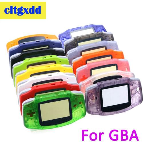 Cltgxdd Full Parts Replacement Housing Shell Pack For Nintendo Game Boy GBA Clear Blue Game Console shell casing