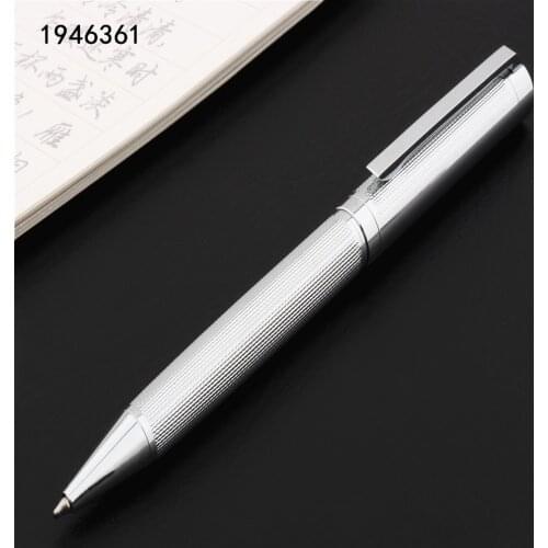 Luxury high quality 717 Platinum Business office Ballpoint Pen New student School Stationery Supplies Ball pointpens for writing