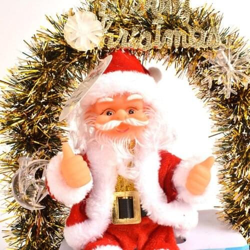 Christmas Ornaments Santa Claus Doll DIY Simulation Dolls Ornaments Toys Home Christmas Figurine Table Decoration Window Props
