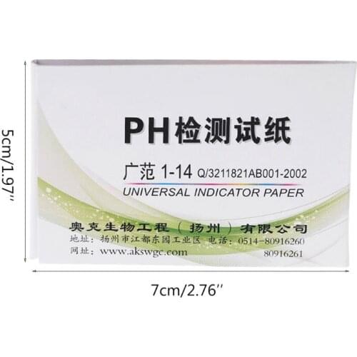 1-14 PH Tropical Aquarium Cold Water Fish Tank Testing Kit 80 Test Paper H7ED