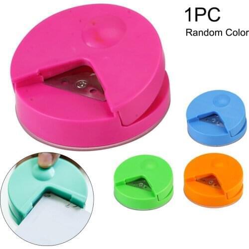R4 Corner Rounder 4mm Paper Punch Candy Color Card Photo Corner Cutter Craft Scrapbook DIY Tool Office School Accessories