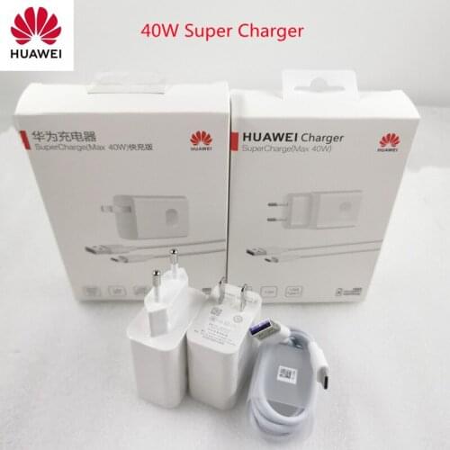 Original Huawei Super charge Mate 30 20 X P40 P30 P20 Pro Honor 20 S V20 V30 Fast Super Charger 40W Type-C USB 3.1 Type C Cable