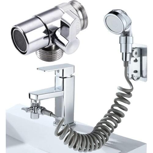 1PC Switch Faucet Adapter Kitchen Sink Splitter Diverter Valve Water Tap Connector For Toilet Bidet Shower 2in1shunt Accessories