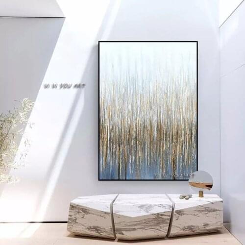 Abstract Art Decorative Large Wall Painting On Canvas Handmade Oil Vertical Pictures For Living Room Wall Decor Painting
